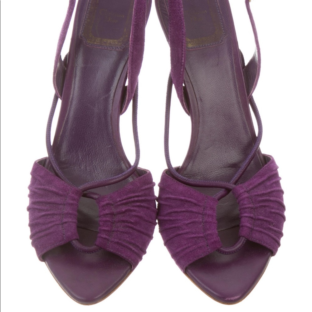 Christian Dior
Suede Ankle Strap Sandals